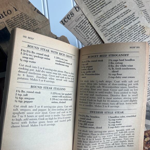 Vintage Cookbooks Bon Appetit Crockery Cookery & Ephemera Retro Recipies - Picture 8 of 14